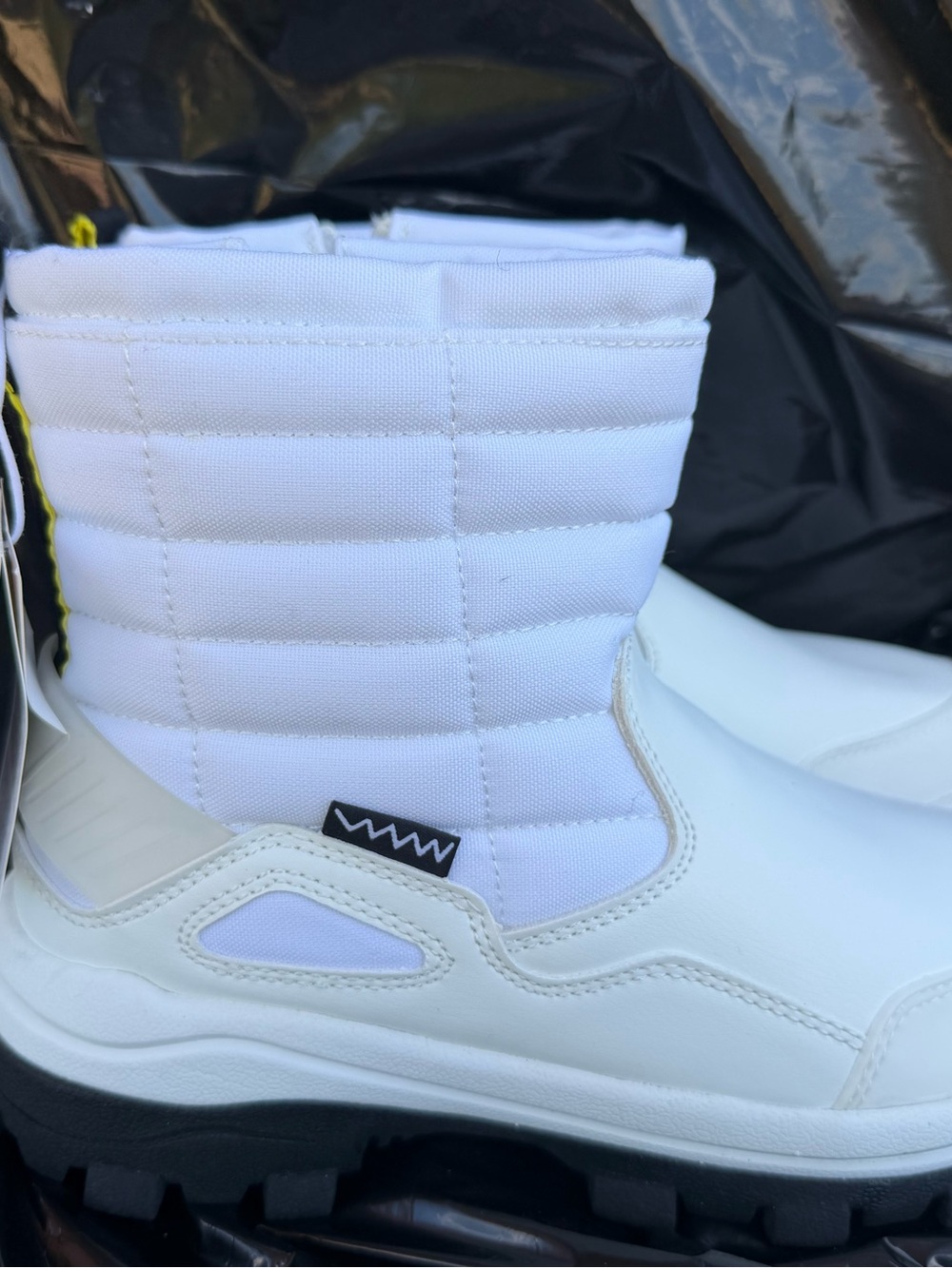 Zara White Kids Snow & Rain Boots